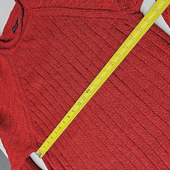Carolyn Taylor Women's Red Sweater Long Raglan Sleeve Size XL - Picture 13 of 14